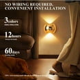 thumbnail image 6 of 2PCS Bedroom/Living Room Lights, Motion Sensor, Luxurious Style, 60-Day Battery Life, 3 Lighting Modes, Magnetic Installation, Ideal for Stairs, Corridor, Wardrobe, 6 of 10