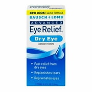 Bausch & Lomb Advanced Lubricant Vision & Eye Drops Relief 0.50 oz, 2-Pack