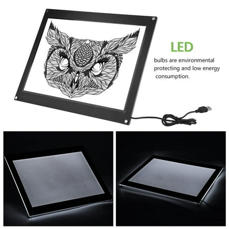 Printable Box Template - Ultra Thin Portable LED Tracing Light Box Board Artist Tattoo Templates Art Craft A4 Drawing Pad Table Stencil Display