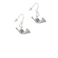 thumbnail image 2 of Silvertone French Horn Heart French Earrings, 2 of 4