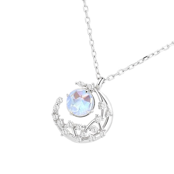 OUNONA 1Pc Decorative Neck Ring with Creative Moon Pendant Stylish Necklace