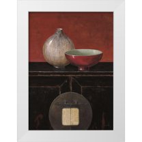 Fisk, Arnie 14x18 White Modern Wood Framed Museum Art Print Titled - Asian Armoire - Noir