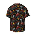 thumbnail image 2 of Daiia Monster Truck Men's Linen Shirts Short Sleeve Casual Shirts Button Down Shirt for Men Beach Summer Wedding Shirt-XX-Large, 2 of 7