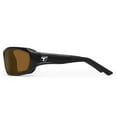 thumbnail image 2 of Derby Wind Blocking Padded Foam Sunglasses for Outdoors, 100% UVA + UVB Protection, Matte Black Frame/Sharpview Copper Lens, 2 of 5