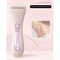 thumbnail image 3 of Recortador de Bikini Eléctrico 2 en 1 para Mujeres, Afeitadora Eléctrica, Afeitadora en Seco/Húmedo para Depilación del Área Púbica, Cara, Piernas, Rosa, 3 of 5