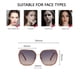 thumbnail image 2 of Gafas de sol polarizadas con montura grande, gafas de sol con personalidad europea y americana, fabricadas en TAC y metal., 2 of 5
