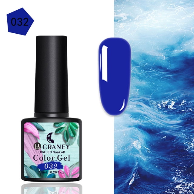 Esmalte de uñas en gel transparente para esculpir uñas, 96 colores, 7,5 ml por frasco, fototerapia removible, productos para uñas.