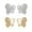 Silver, variant on Butterfly Small Stud Earrings for Women Ginger Lyne Collection