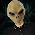 thumbnail image 2 of SUNSIOM Visage Réaliste d'Alien en Latex Effrayant Cosplay d'Halloween pour Fête de Mascarade, 2 of 6