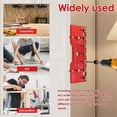 thumbnail image 5 of Shelf Pin Jig 32mm Spacing Aluminum Alloy Shelf Pin Drilling Guide Precise Straight Hole Cabinet Mounting Template, 5 of 5