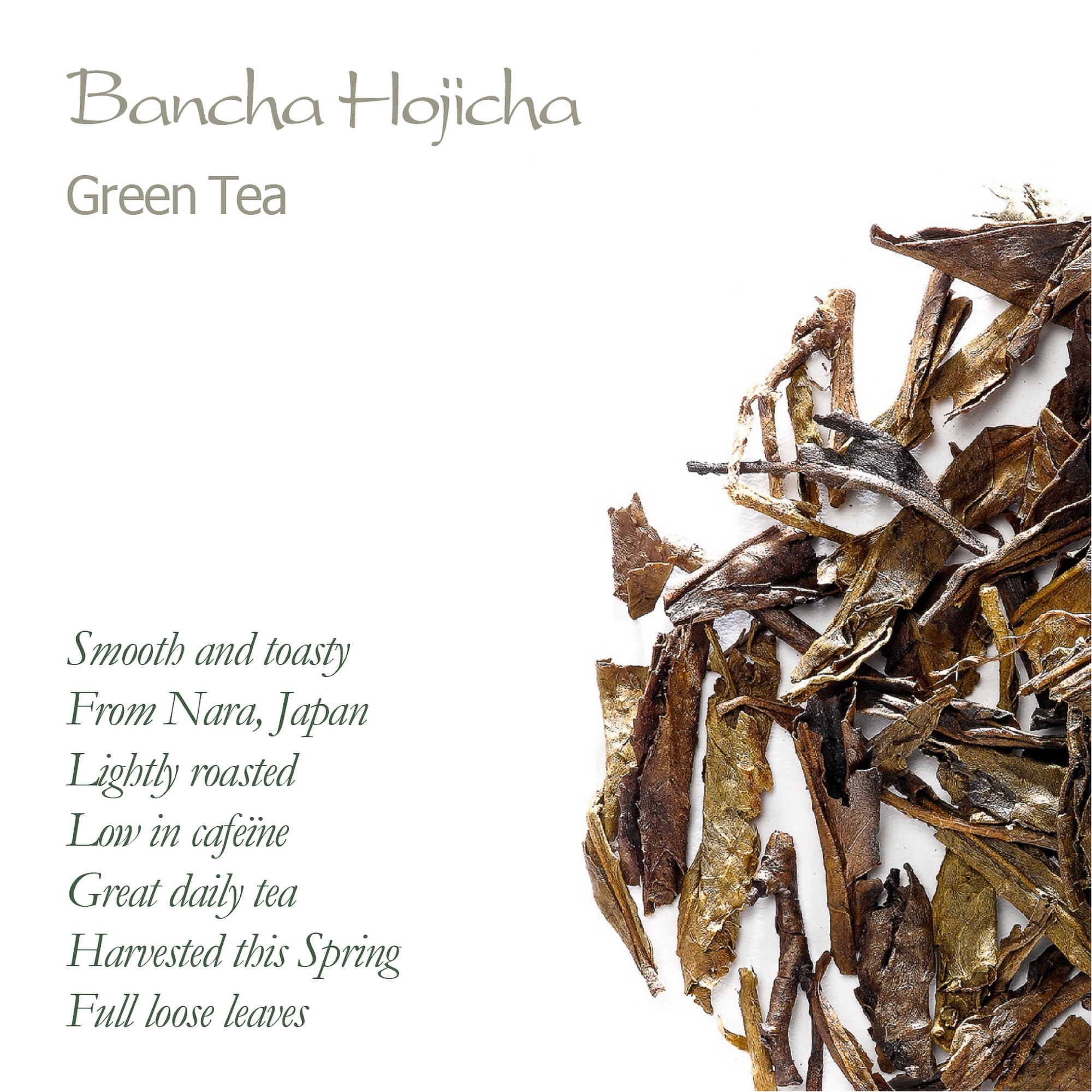 Bancha Hojicha Japanese Green Tea - Houjicha Roasted Tea From Japan 200g