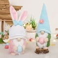 thumbnail image 6 of Easter Gnomes With Egg Decorations, 1PC Plush Easter Bunny Handmade Swedish Tomte Elf Stuffed Doll Rabbit Gifts Cute Easter Faceless Dwarf Bunny Household Ornaments Home Decor, 6 of 9