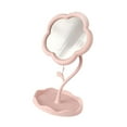 thumbnail image 4 of TISHITA Miroir de Maquillage pour Table Rotation à 360 Degrés Réglable avec Rangement Miroir de Table Rose, 4 of 8