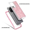 thumbnail image 4 of For Samsung Galaxy S20 Plus Case, Full-Body with Front PC Frame Shockproof Protective Bumper Cover, Support Wireless Charging, Impact Resist Durable Phone Case (Pink Glitter), 4 of 5