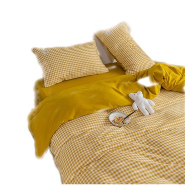 King Size 4-Piece Bedding Set In Icy Color - Includes Duvet Cover, Sheet & Pillowcase | Cozy & Complete
