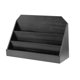 thumbnail image 5 of Soporte para tarjetas de felicitación, portatarjetas de madera, práctico estante de escritorio para tarjetas, soporte para tarjetas para tiendas, Negro, 5 of 8