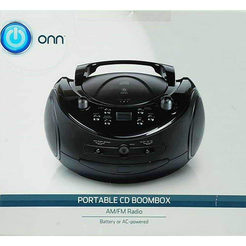 Onn AM/FM Portable CD Boombox
