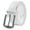 White, variant on KM Legend mens Leather Dress Belt for Work Business and Casual(White, 38)