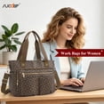 thumbnail image 3 of SUOSDEY Work Tote Bags for Women,Large Capacity Luxury Leather Laptop Bag Cup ,Tote Shoulder Handbag,Crossbody Messenger Bag, 3 of 9