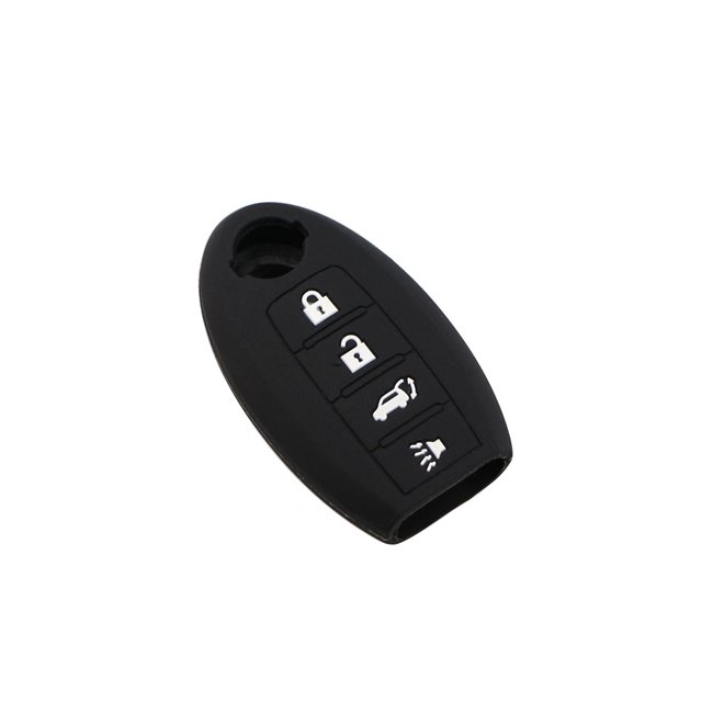 Funda De Silicona Para Llave Remota Nissan Qashqai Pulsar Marzo 370Z Micra Juke Xtrail Tiida NV200 Leaf Cube Fob Shell Cubierta