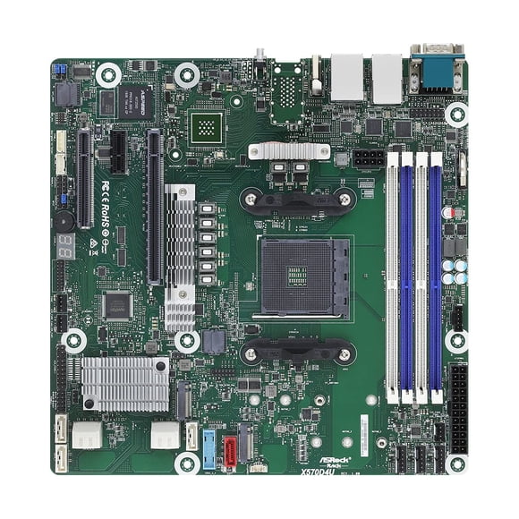 Placa base de servidor ASRock Rack X570D4U Socket AM4/ AMD X570