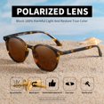 thumbnail image 4 of Gafas de sol pequeñas redondas polarizadas NCLLCE para mujer UV400 (paquete de 3), 4 of 7