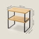 thumbnail image 3 of SONGMICS Estante para Especias, Juego de 2, Organizador de Armario, Especiero de Cocina Extensible, Negro y Natural, 3 of 10
