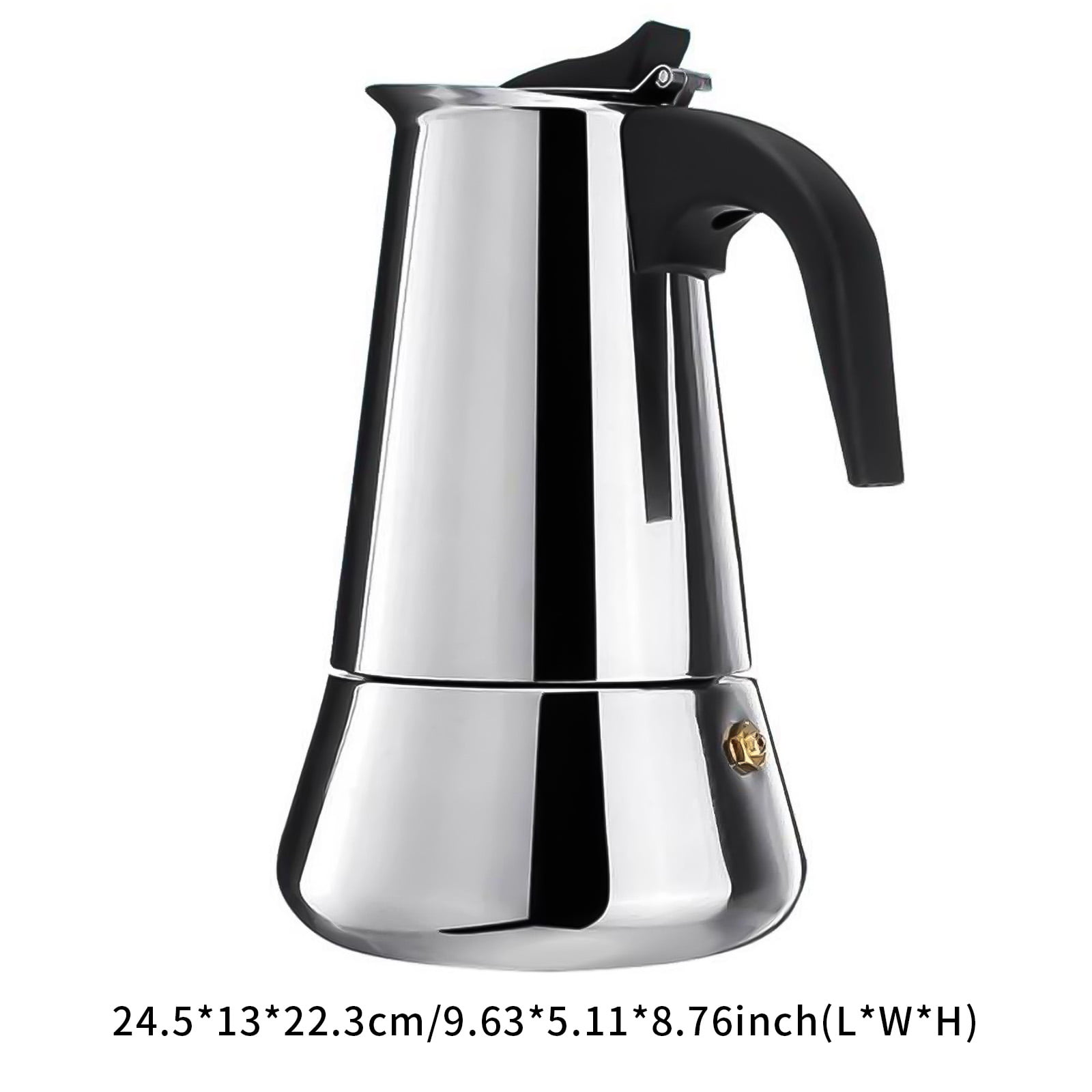tomotato RNAB098RPZCNW stainless steel coffee maker, moka pot