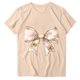 thumbnail image 1 of Blusas de Manga Corta para las Mujeres Divertida Impresión Cuello Redondo Camiseta Vintage, Blusas de Primavera para las Mujeres, 1 of 4