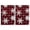 Red Christmas Snowflake, variant on 2 Pcs Funny Kitchen Towels,Red Christmas Snowflake and Plaid Pattern Microfiber Dish Towels,Kitchen Tea Towels,Kitchen Towel Set (18" X 26")