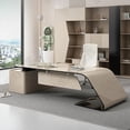 thumbnail image 2 of Corner Computer Desk Organizers Storage Reception Executive Office Table Drafting Organizer Mesa De Estudio Home Furniture My Lux Decor Round, 2 of 8