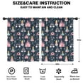 thumbnail image 2 of Blackout Kids Curtains,Dark Blue Princess Castle Night Pattern Childrens Insulated Curtains Set Of 2,Bedroom Essentials,Toddler Room Decor 42"x54", 2 of 5