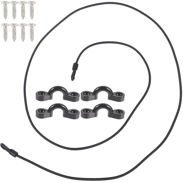 Minkissy Lignes de Quai Élastiques pour Bateaux 1 Ensemble Forme Ronde pour Sports Extérieurs Professionnels