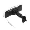 thumbnail image 2 of AURARMLET 1Jgo Soporte Para Espejo Retrovisor De Auto Con Montura Para Dashcam En Negro, 2 of 8