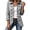Black#1, variant on Jackets for Women, Long Sleeve Lapel Open Front Double Breasted Tops with Ruffle Trim, Daily Fall Work Commute Outerwear S‑3XL