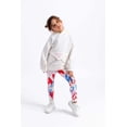 thumbnail image 5 of Patterned Leggings (in Heart Graffiti) - Multicolor, 5 of 7