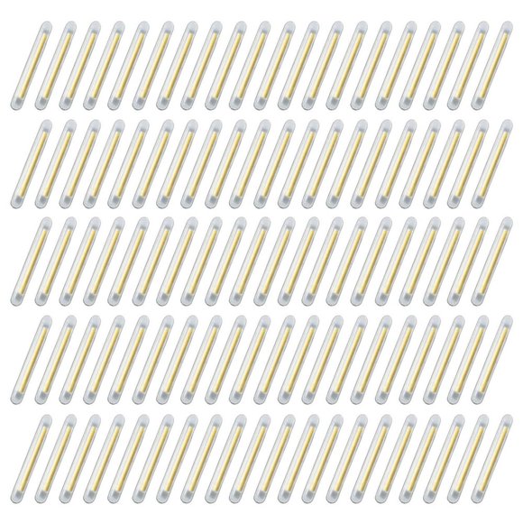 HLONK 100Pcs Fishing Glow Stick Fluorescent Light Stick Night Fishing Light Stick