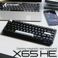 thumbnail image 4 of ATTACK SHARK Rapid Trigger Gaming Keyboard & Mouse Combo, X65 HE Wired Magnetic Switch Keyboard and R1 Wireless 59g Superlight Mouse w/Anti-Slip Grip (8000Hz, RT 0.01mm, RGB, 65hrs Battery), 4 of 8