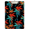 thumbnail image 2 of 12.5"x9" Palm Tree Clipboards, Standard A4 Letter Size Nursing Clipboard with Low Profile Metal Clip Decorative Clip Board for Office Supplies,Silver, 2 of 7