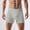 Gris Clair, variante sur Ensemble de Quatre Culottes Respirantes pour Usage Quotidien et Sport avec Ceinture Extensible Douce et Confortable