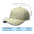 thumbnail image 5 of Artistic Cat Print Snapback Hat - Hand-Drawn Cat Design Lightweight for Beachwear, 5 of 7