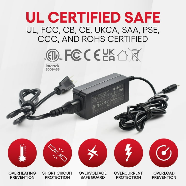 Power Supply Charger Replacement for The Original Peloton Bike 12V