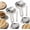 2*S, variant on Stainless Steel Dumpling Wrapper Cutter, 304 Stainless Steel Dumpling Maker & Dough Cutter Set, Chinese Dumplings Wrapper Skin Dough Cutters for Gyoza, Pierogi, Ravioli-Roll, Non-Stick Surface