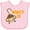 AD-Pink, variant on Inktastic Monkey Do with Monkey Boys or Girls Baby Bib