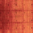 thumbnail image 1 of Ahgly Company Indoor Square Oriental Orange Industrial Area Rugs, 7' Square, 1 of 4