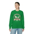 thumbnail image 6 of Adult Womens Horse Drawn Sleigh Rides Crewneck Sweatshirt, Christmas Sleigh, 6 of 7