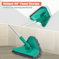 JEHONN Microfiber Wall and Ceiling Cleaning Mop with Long Handle