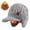 Gray-Free Size/GY, variant on Unisex Winter Knitted Hat with Ear Protection & Visor 55-60cm One Size Thick Fleece Lined Windproof Cold Proof Warm Beanie Cap with Ear Flaps for Outdoor Skiing Cycling Hiking Daily Wear