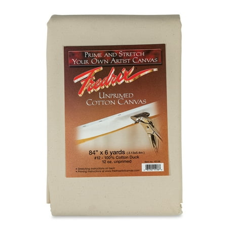 UPC: 0081702151368 | Fredrix Folded Blanket Canvas – 84 x 6 yds Unprimed