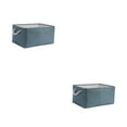 thumbnail image 2 of Maoww Collapsible Shelf Organizer For Effortless Storage Also Easy To Slide In And Pull Out Of Shelves Or Closet When Macaron Light Blue 36*26*16 2Set, 2 of 6